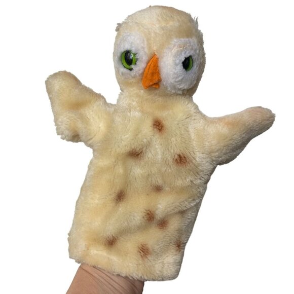 Vintage Dakin Animal Hand Puppets Raccoon Wolf Owl Koala Country Critters Pig - Picture 5 of 16